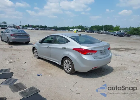 2012 Hyundai Elantra Gls z USA, uszkodzony, nr VIN 5NPDH4AE0CH150600
